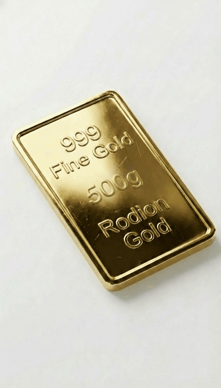 500g Gold Bar – 999.9 Fine Gold