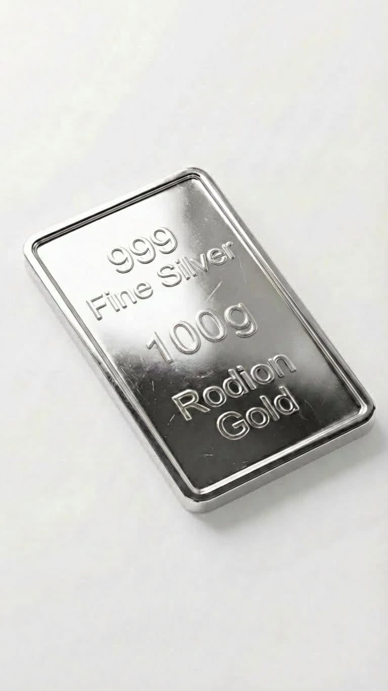 100g Silver Bar – 999 Fine Silver