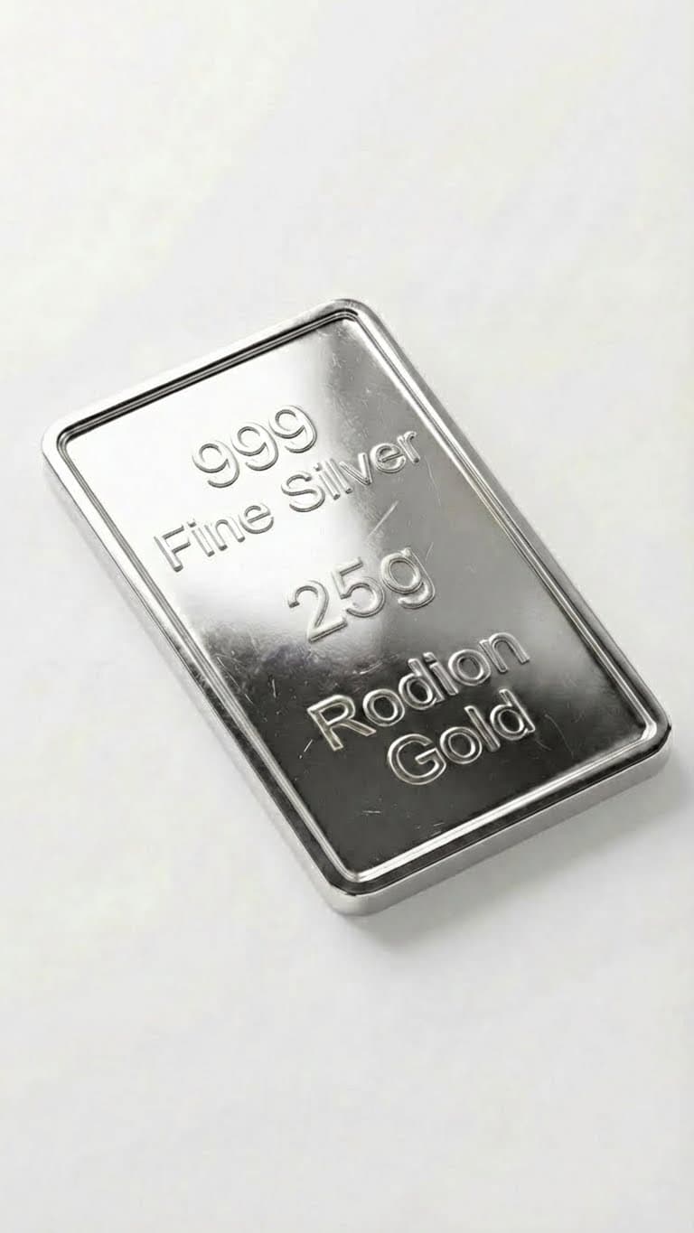 25g Silver Bar – 999 Fine Silver