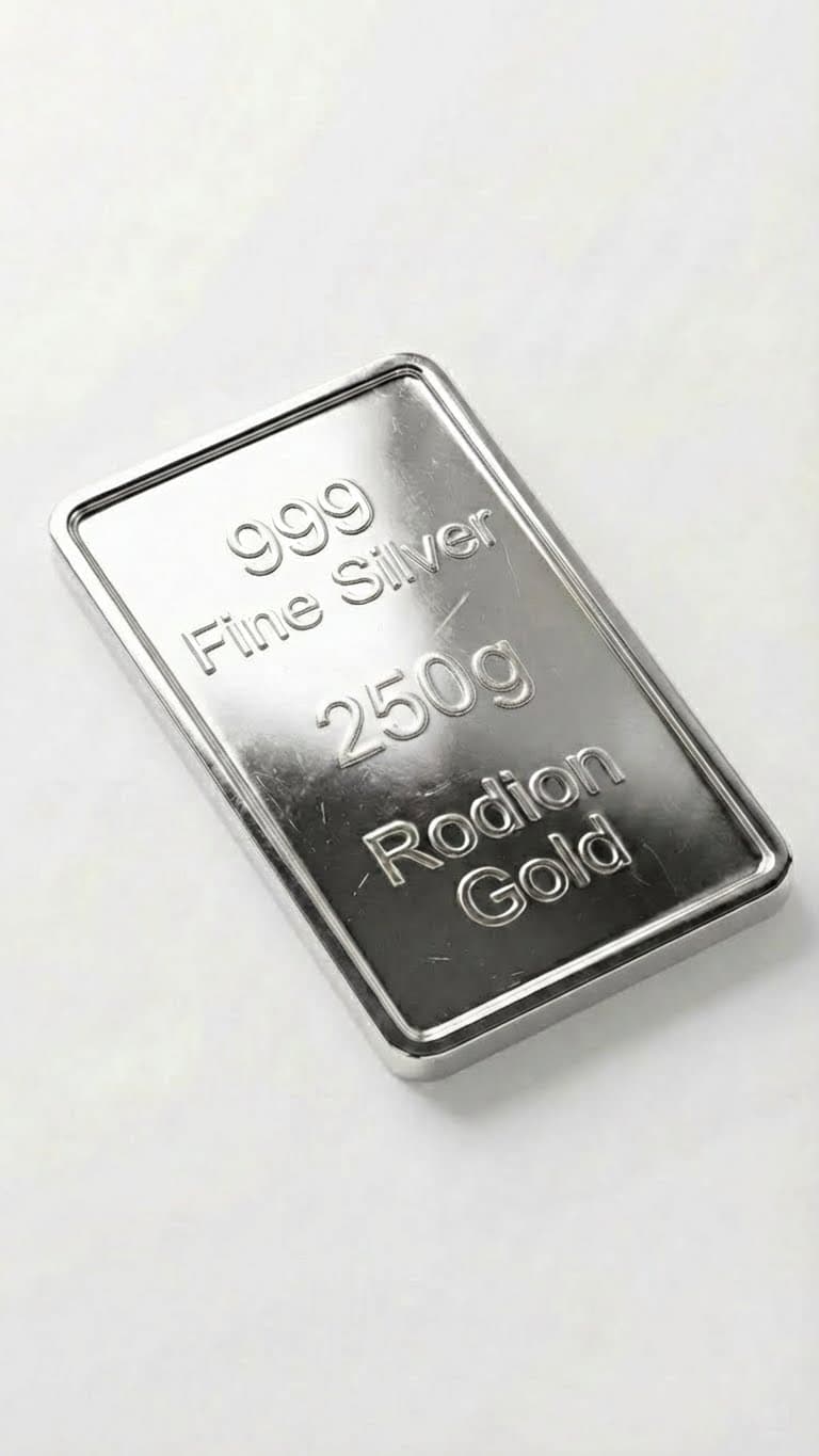 250g Silver Bar – 999 Fine Silver