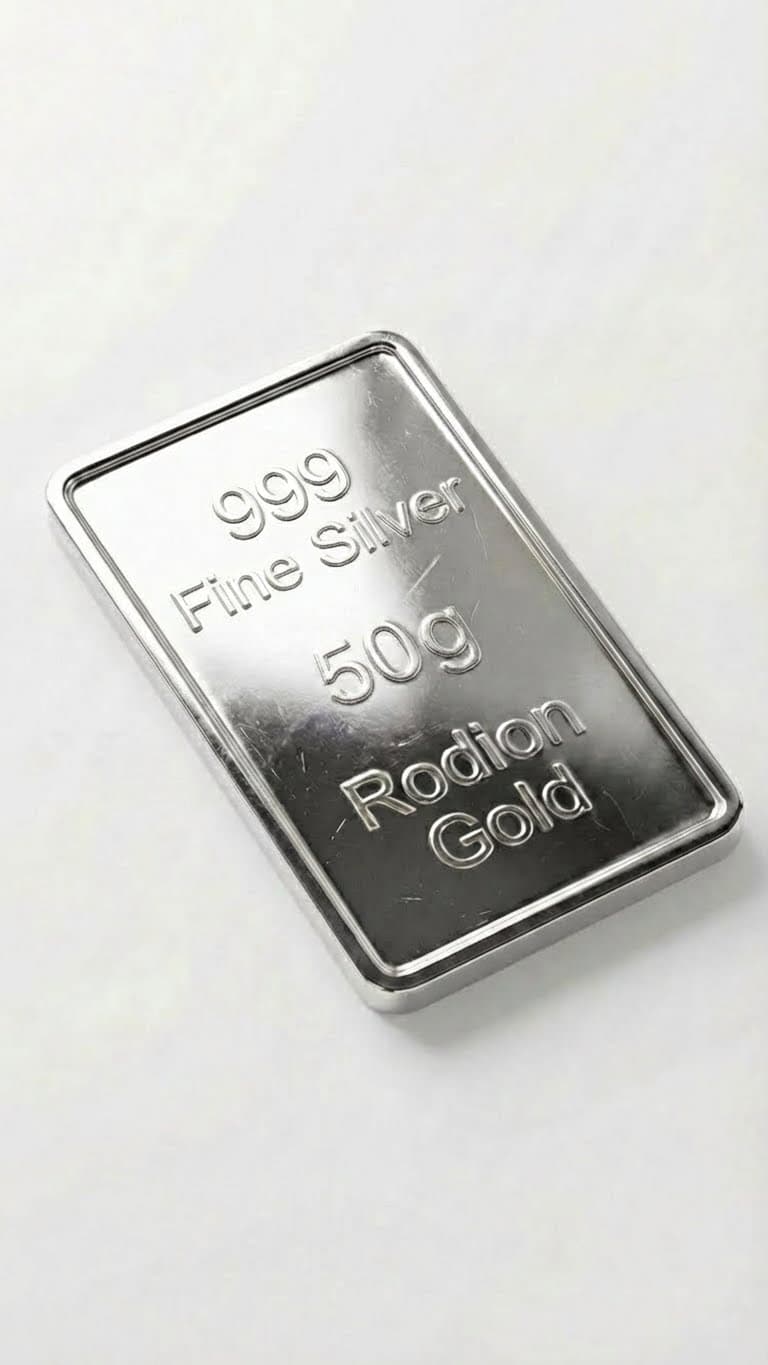 50g Silver Bar – 999 Fine Silver