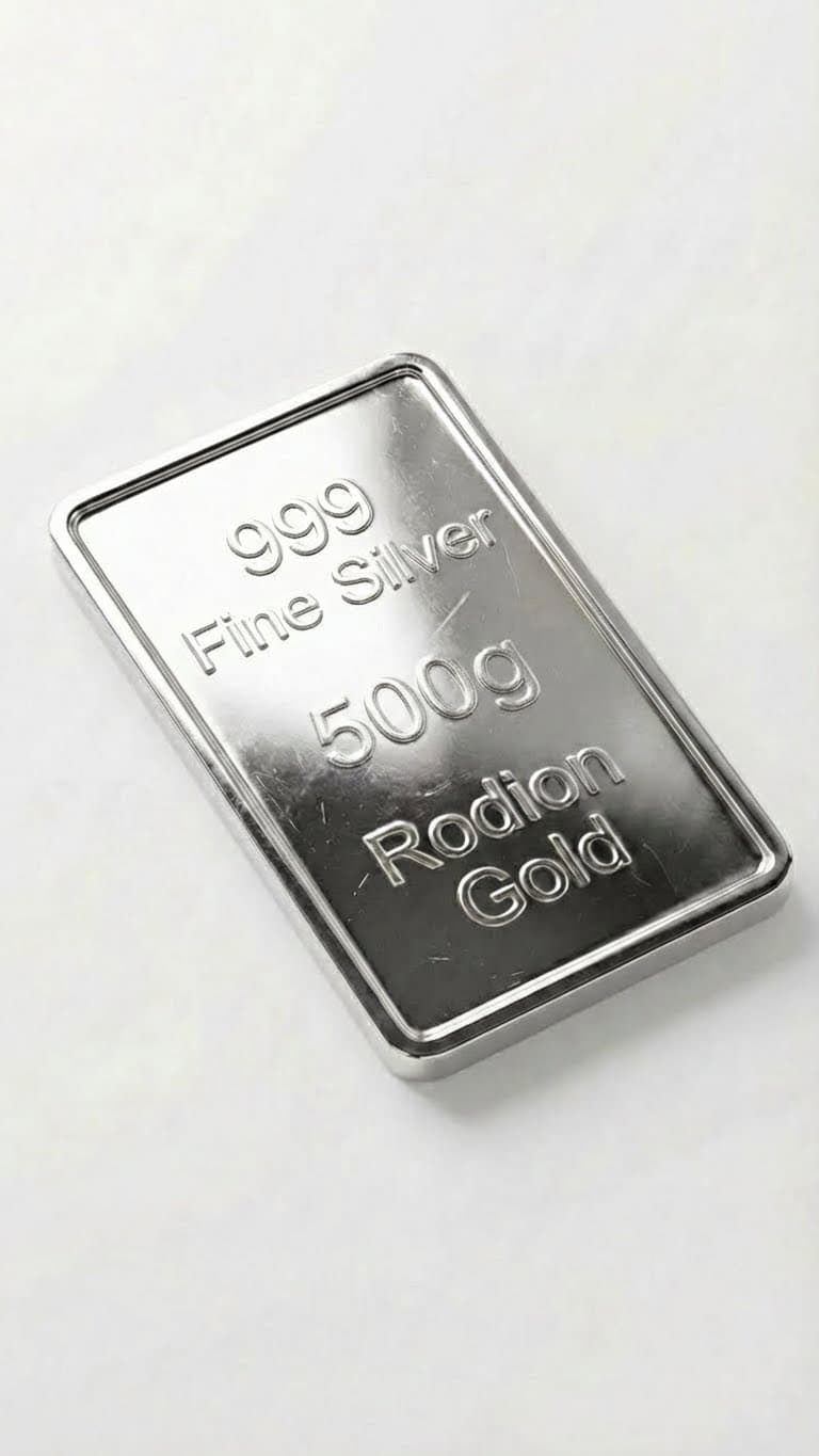 500g Silver Bar – 999 Fine Silver